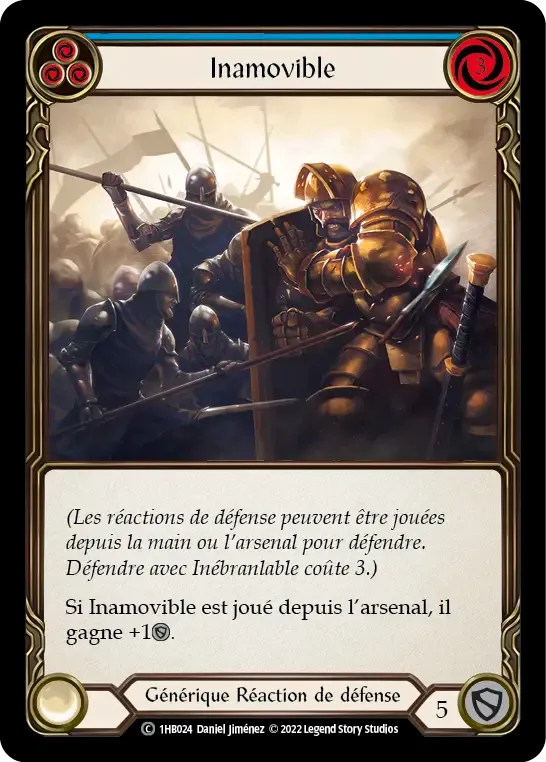 Inamovible — Bravo - Blitz Deck — Flesh and Blood