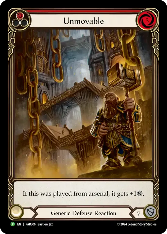 Unmovable — Flesh and Blood: Promo Cards — Flesh and Blood