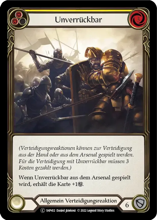 Unmovable (Yellow) from History Pack 1 - Black Label - Flesh and Blood