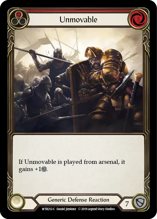 Unmovable (Red) — Welcome to Rathe — Flesh and Blood