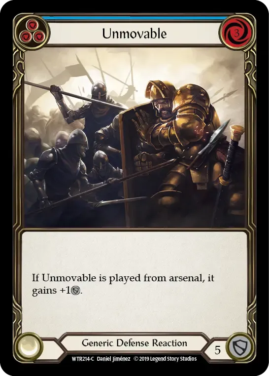 Unmovable (Blue) — Welcome to Rathe — Flesh and Blood