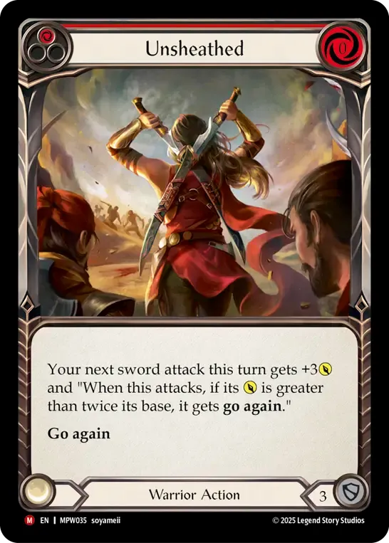 Unsheathed — Mastery Pack Warrior — Flesh and Blood