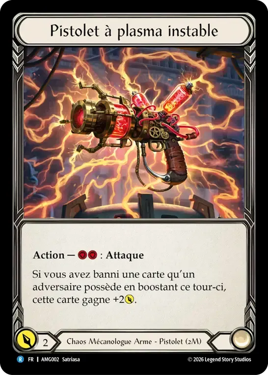 Pistolet à plasma instable from Armory Deck - Min, Genius - Flesh and Blood