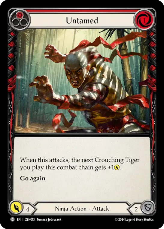 Untamed (Red) — Zen - Blitz Deck — Flesh and Blood