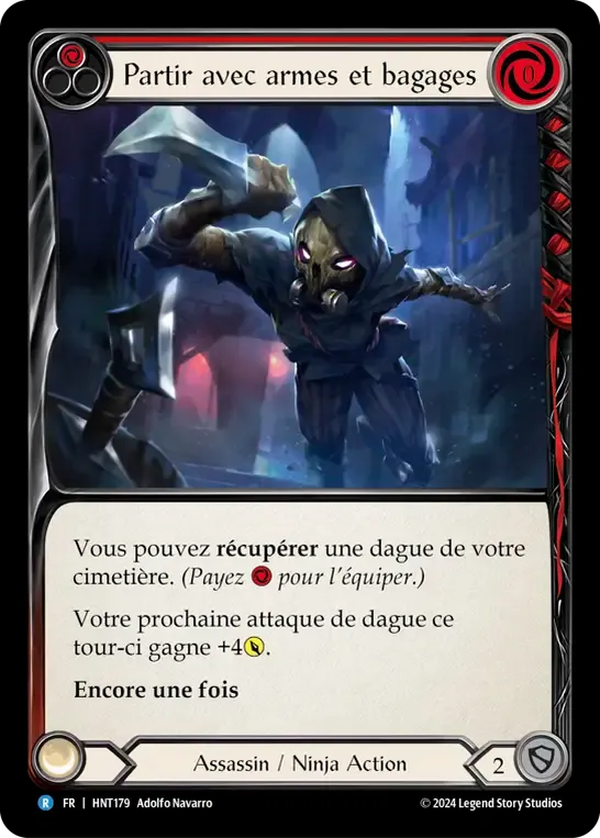 Partir avec armes et bagages — The Hunted — Flesh and Blood