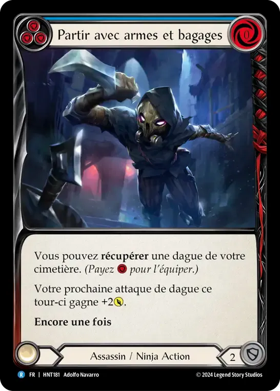 Partir avec armes et bagages — The Hunted — Flesh and Blood