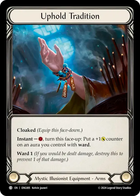 Uphold Tradition — Enigma - Blitz Deck — Flesh and Blood