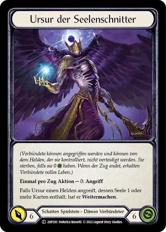 Ursur, the Soul Reaper — History Pack 2 - Black Label — Flesh and Blood