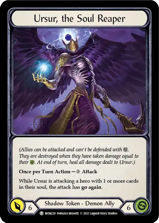 Ursur, the Soul Reaper from Monarch - Flesh and Blood
