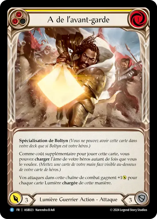 A de l’avant-garde — Armory Deck - Ser Boltyn, Breaker of Dawn — Flesh and Blood