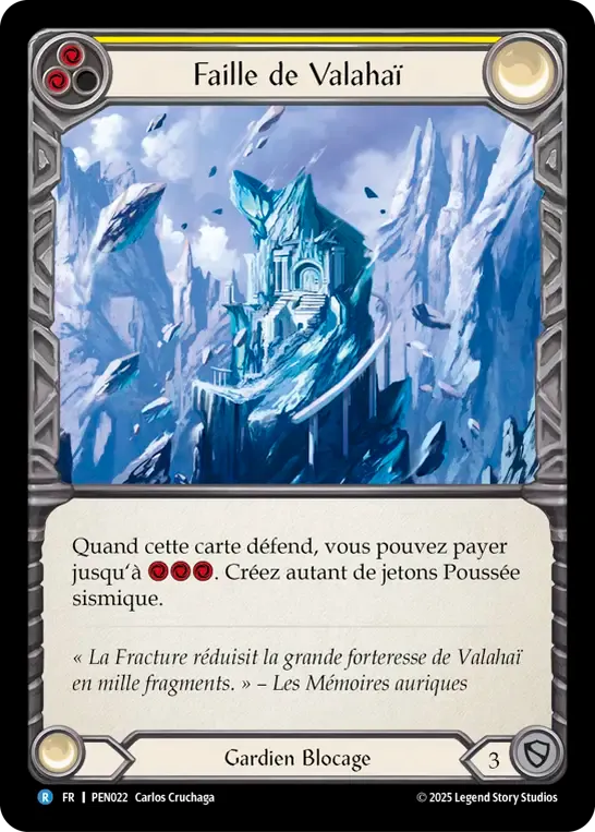 Valahai Riven (Yellow) — Compendium of Rathe — Flesh and Blood