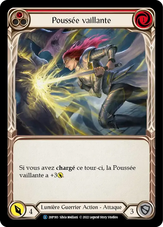 Poussée vaillante from History Pack 2 - Black Label - Flesh and Blood