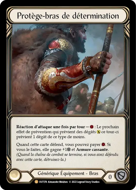 Protège-bras de détermination from Outsiders - Flesh and Blood