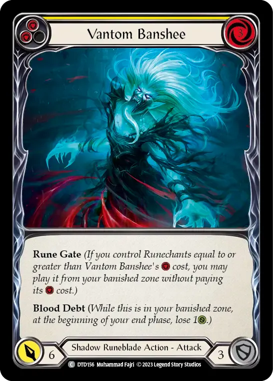 Vantom Banshee (Yellow) — Dusk till Dawn — Flesh and Blood
