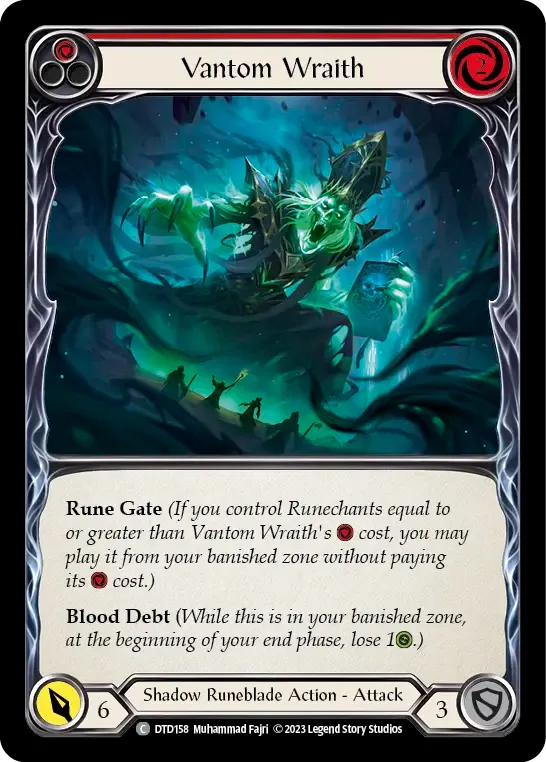 Vantom Wraith (Red) — Dusk till Dawn — Flesh and Blood