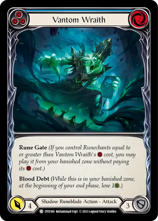 Vantom Wraith (Blue) — Dusk till Dawn — Flesh and Blood