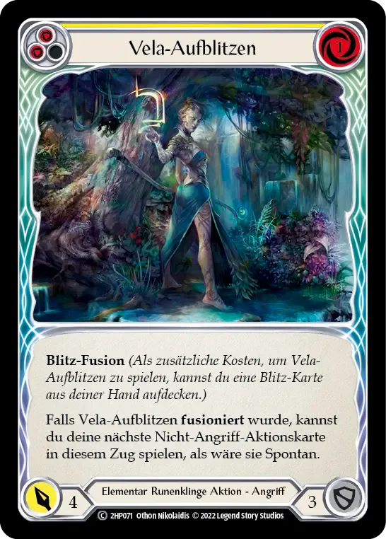 Vela Flash (Yellow) — History Pack 2 - Black Label — Flesh and Blood