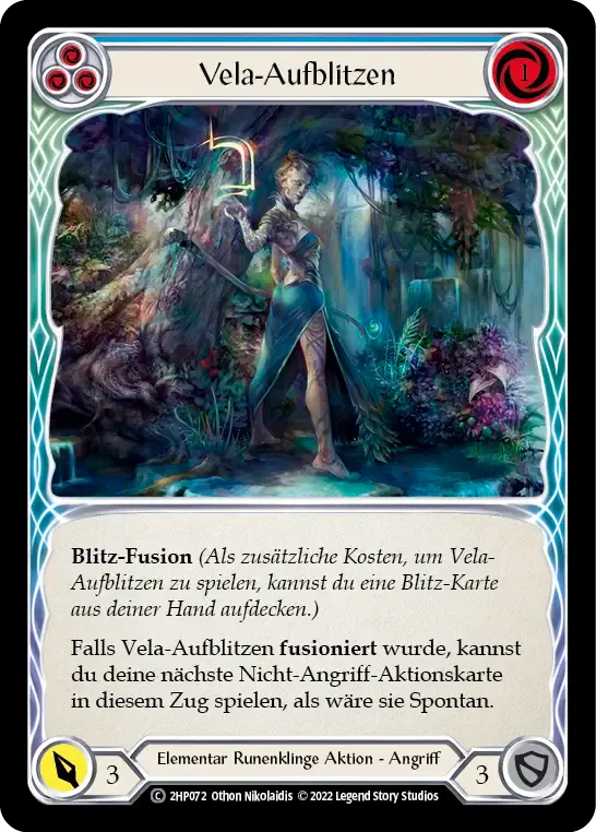 Vela Flash (Blue) — History Pack 2 - Black Label — Flesh and Blood