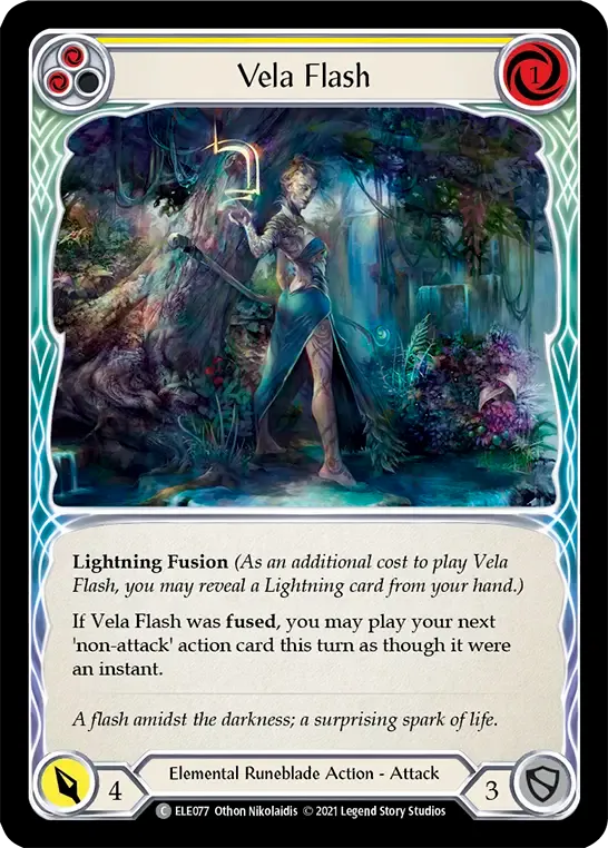 Vela Flash (Yellow) — Tales of Aria — Flesh and Blood