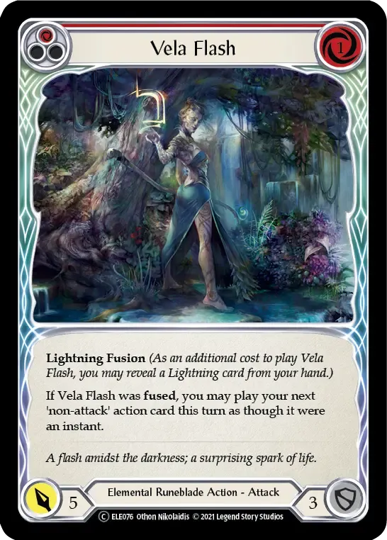 Vela Flash (Red) — Tales of Aria - Unlimited — Flesh and Blood