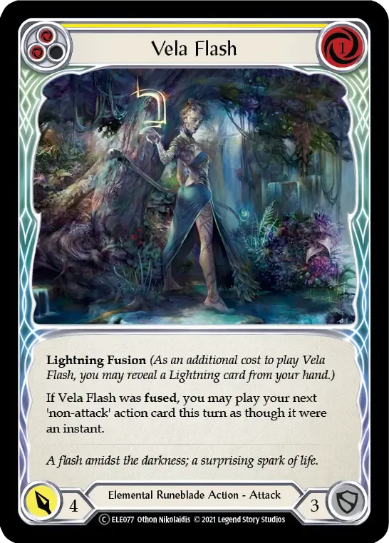 Vela Flash (Yellow) — Tales of Aria - Unlimited — Flesh and Blood