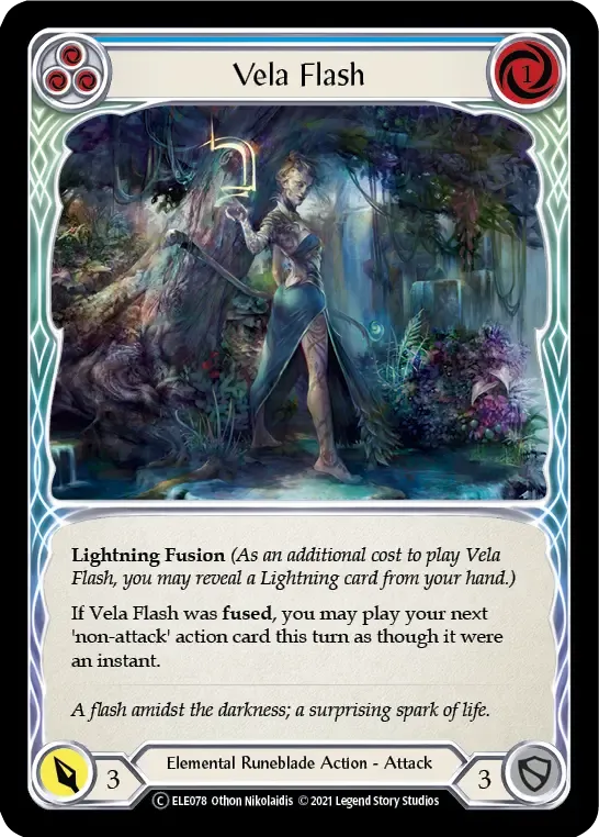 Vela Flash (Blue) — Tales of Aria - Unlimited — Flesh and Blood