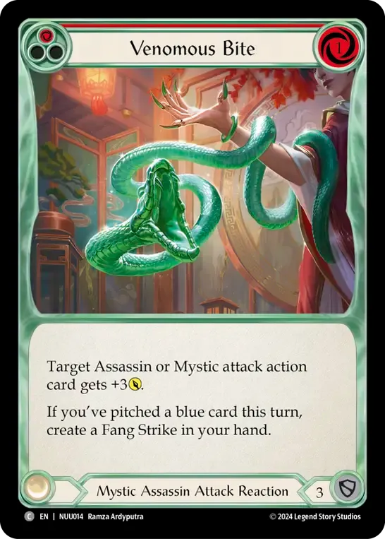Venomous Bite (Red) — Nuu - Blitz Deck — Flesh and Blood