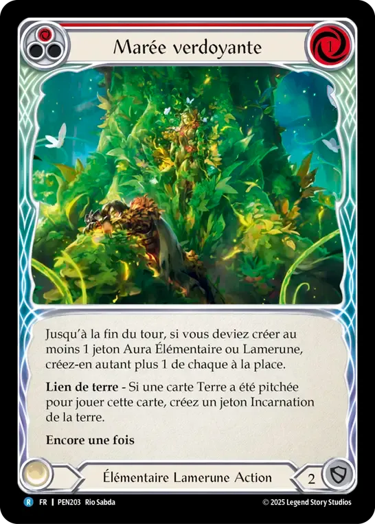 Verdant Tide (Red) — Compendium of Rathe — Flesh and Blood
