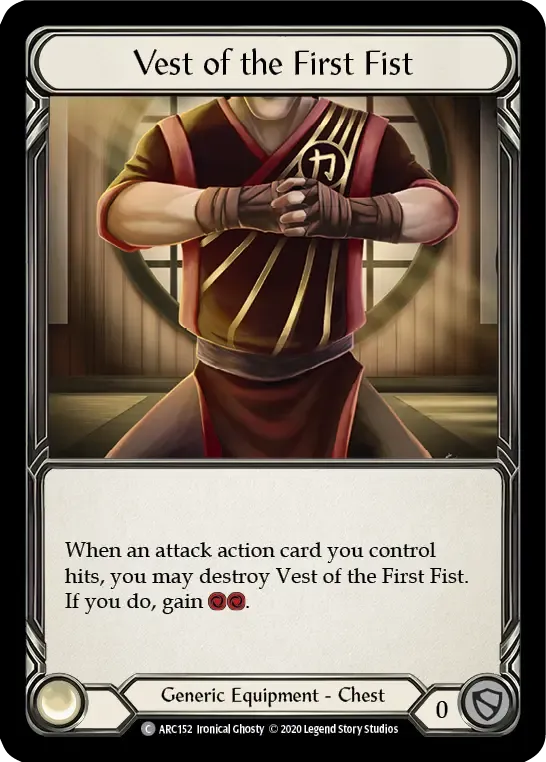 Vest of the First Fist — Arcane Rising - Unlimited — Flesh and Blood