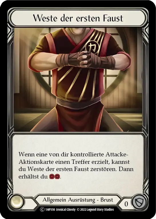 Vest of the First Fist — History Pack 1 - Black Label — Flesh and Blood