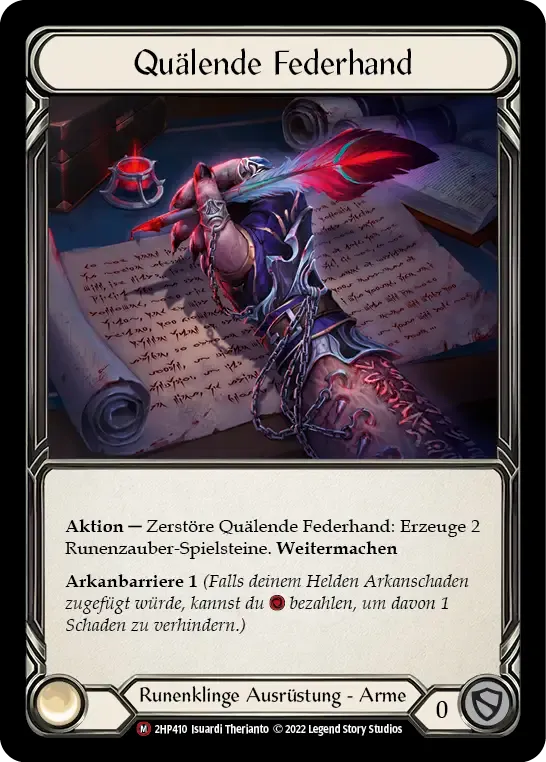 Vexing Quillhand — History Pack 2 - Black Label — Flesh and Blood