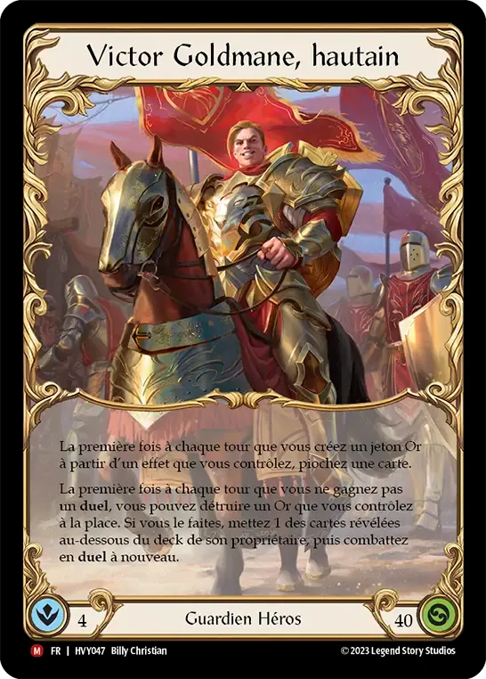 Victor Goldmane, hautain — Heavy Hitters — Flesh and Blood