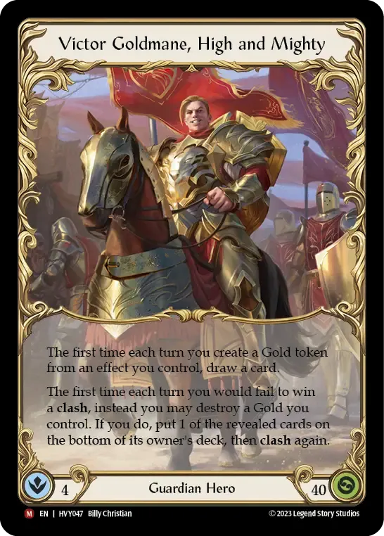 Victor Goldmane, High and Mighty — Heavy Hitters — Flesh and Blood