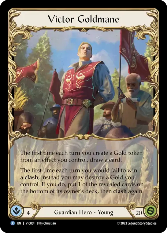 Victor Goldmane — Victor - Heavy Hitters Blitz Deck — Flesh and Blood