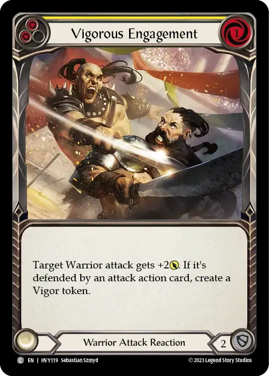 Affrontement vigoureux — Heavy Hitters — Flesh and Blood