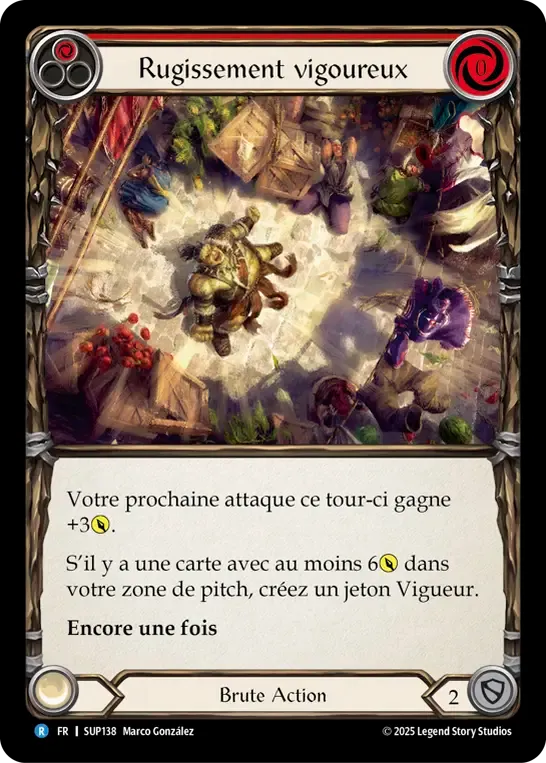 Rugissement vigoureux — Super Slam — Flesh and Blood