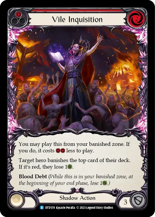 Vile Inquisition (Red) — Dusk till Dawn — Flesh and Blood