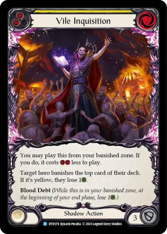 Vile Inquisition (Yellow) from Dusk till Dawn - Flesh and Blood