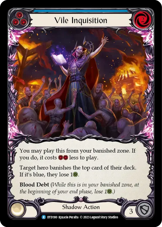 Vile Inquisition (Blue) — Dusk till Dawn — Flesh and Blood