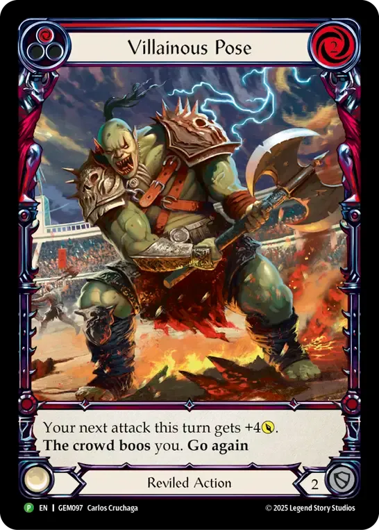 Villainous Pose — GEM - Pack 3 — Flesh and Blood