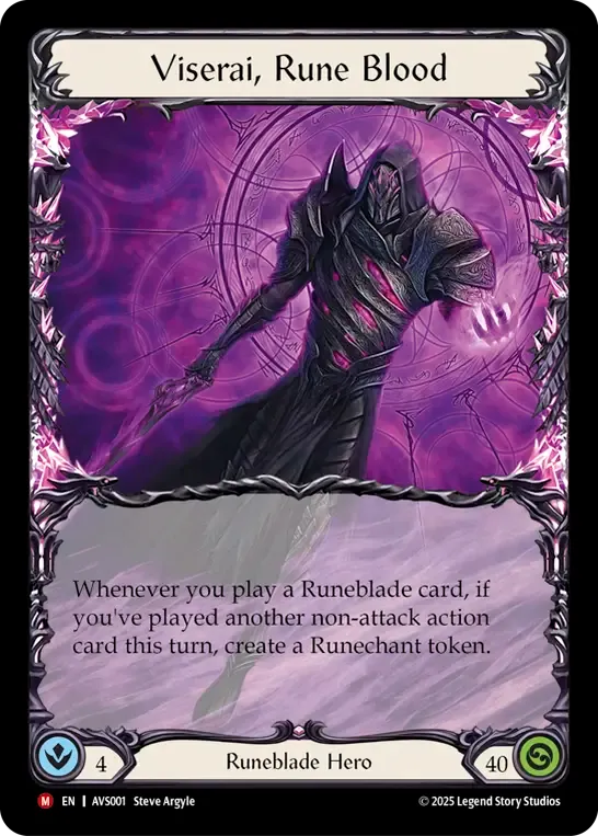 Viserai, Rune Blood — Armory Deck Legends - Viserai, Rune Blood — Flesh and Blood