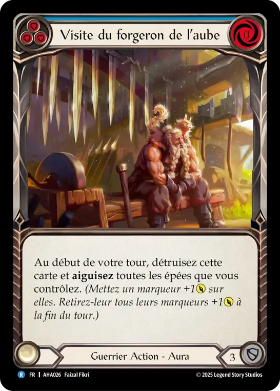 Visite du forgeron de l’aube — Armory Deck - Hala, Bladesaint of the Vow — Flesh and Blood
