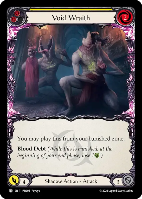 Spectres du néant — Usurp the Shadow Throne — Flesh and Blood