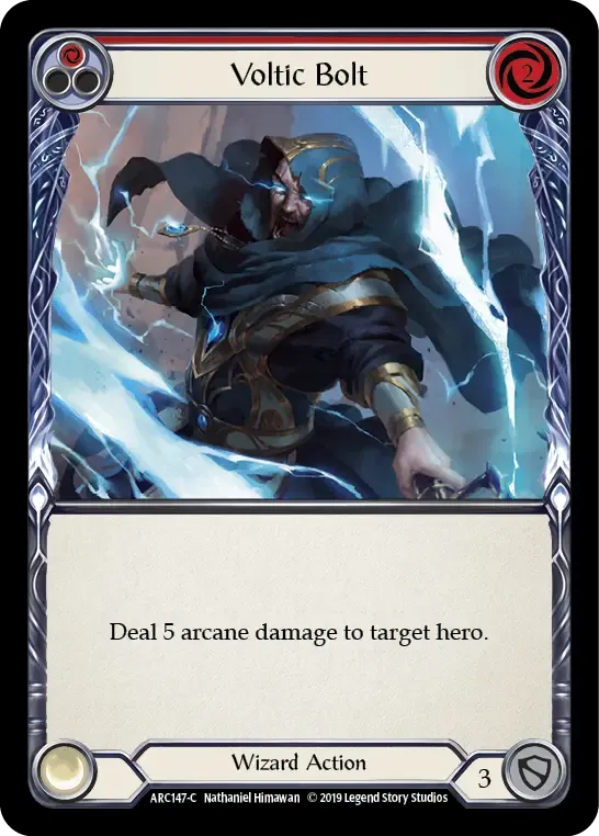 Voltic Bolt (Red) — Arcane Rising — Flesh and Blood