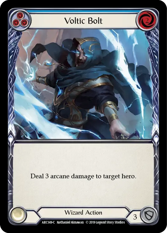 Voltic Bolt (Blue) — Arcane Rising — Flesh and Blood