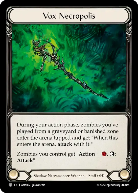 霊廟死声 — Armory Deck - Malice, Domina of the Dead — Flesh and Blood
