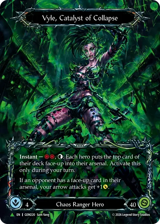 Vyle, Catalyst of Collapse — Flesh and Blood: Promo Cards — Flesh and Blood