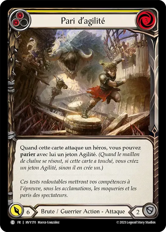 Pari d’agilité — Heavy Hitters — Flesh and Blood