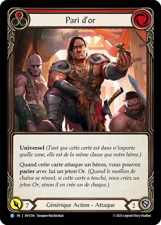 Pari d’or from Heavy Hitters - Flesh and Blood