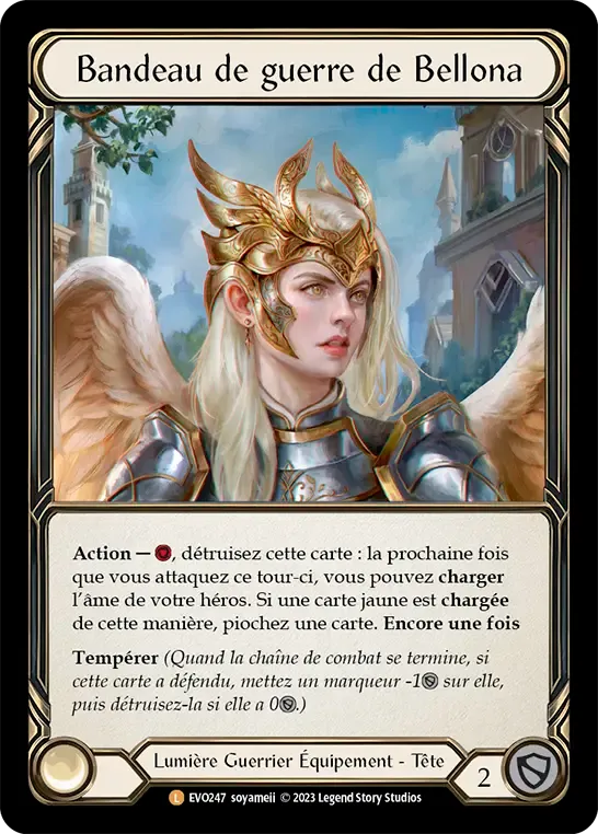 Bandeau de guerre de Bellona — Bright Lights — Flesh and Blood